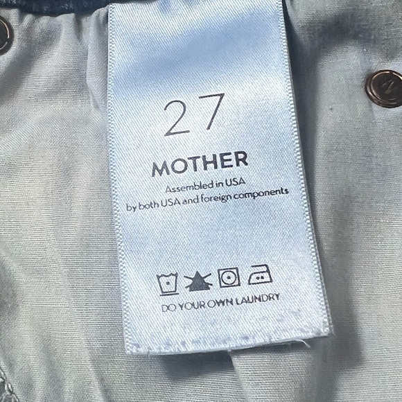 Mother double fray Charmer crop jeans 27 ultra soft and stretch. - Picture 11 of 12